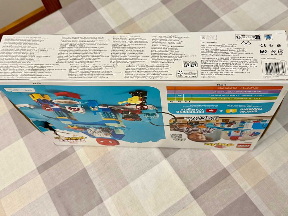 LEGO DUPLO 10464 Base Aranha Spidey – Novo e lacrado