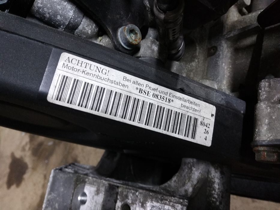 Двигун мотор двигатель BSE 1.6 MPI VW Audi Skoda Seat