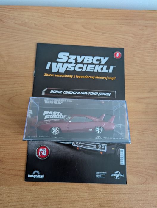 Dodge Charger Daytona 1:43 Fast & Furious DeAgostini Szybcy i Wściekli
