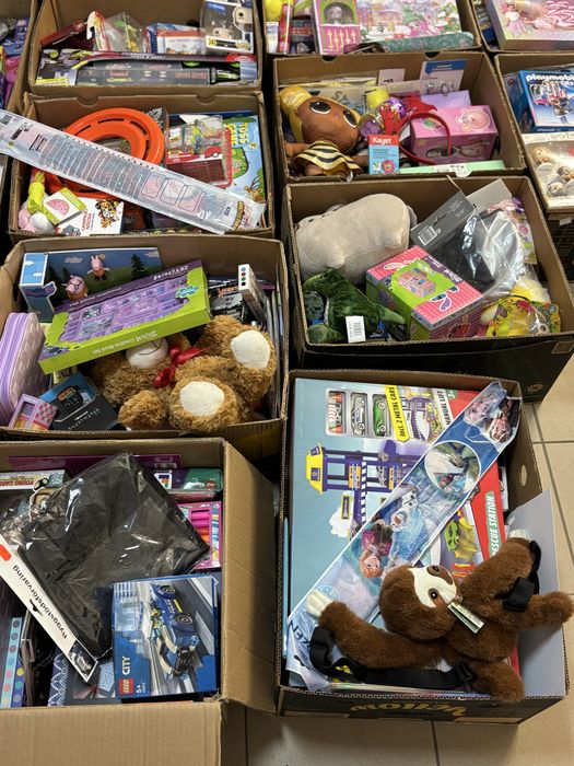 Mystery box zabawki duzy karton nowe kat A zwroty lidl action biedri