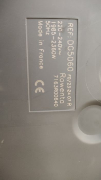 Ferro  Rowenta  para peças