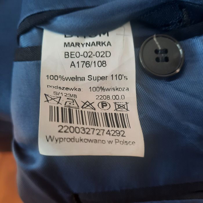 Marynarka BYTOM Rozmiar 176-182 /108