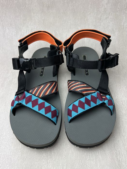 Чоловічі спортивні сандалі Prada Teva Strappy Grip-tape Sandals