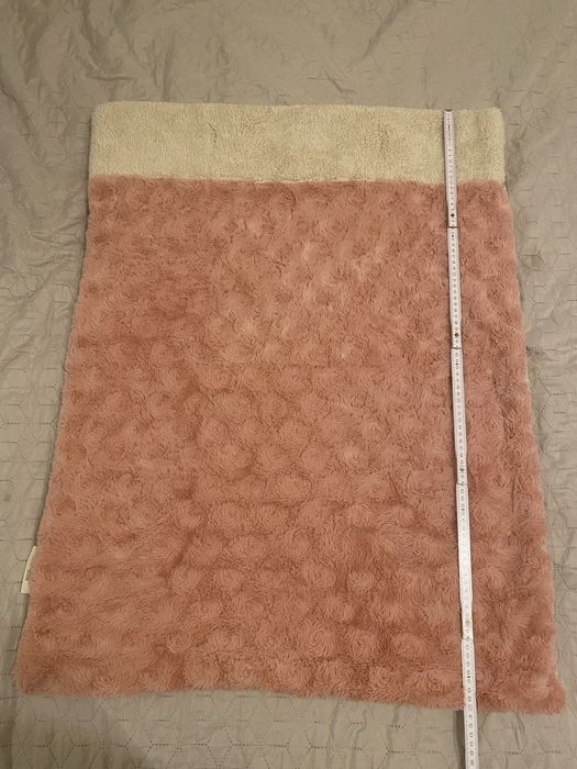 Теплий плед для дівчинки (ніжний рожевий)