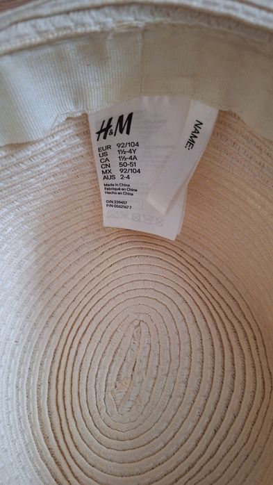 Kapelusz chłopięcy  H&M 92/104