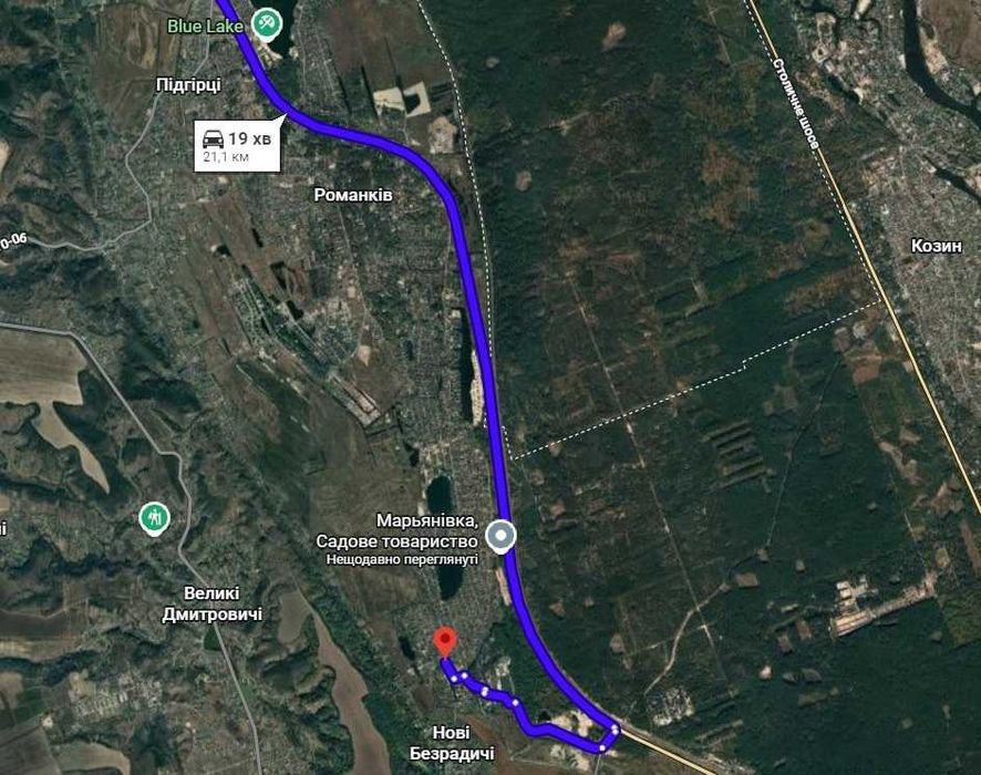 Нові Безрадичі,с/т Рута, 18 соток(9+9), озера,  Енергетик, Мар’янівка