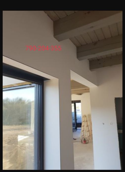 Tynki maszynowe gipsowe cementowo-wapienne gliniane posadzki