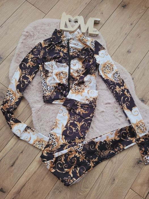 Komplet Lycra  Evema polski producnt top na zamek i leginsy