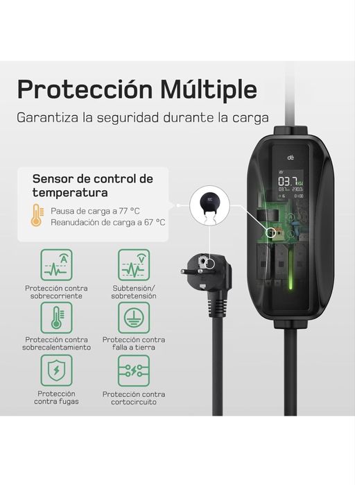 Carregador de carro eletrico Dé