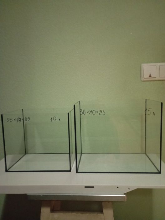 Аквариум 10л - 300 грн (новый ) изготовление