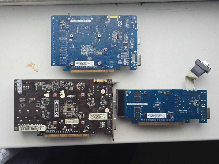 Видеокарты, GTX550TI DDR5 1GB, EN210 DDR3, GEFORCE 9500GT DDR2