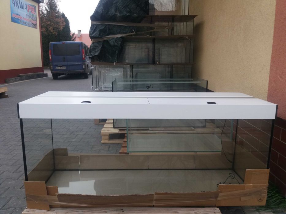 Akwarium proste 120x50x55 - 330 litrów z pokrywą