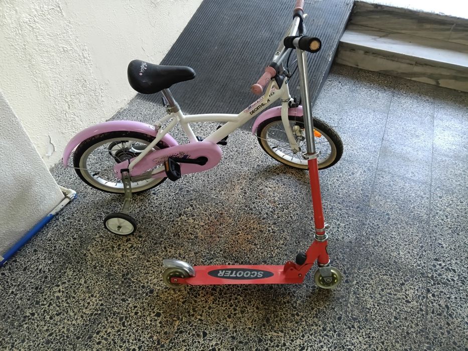 Bicicleta criança+trotine