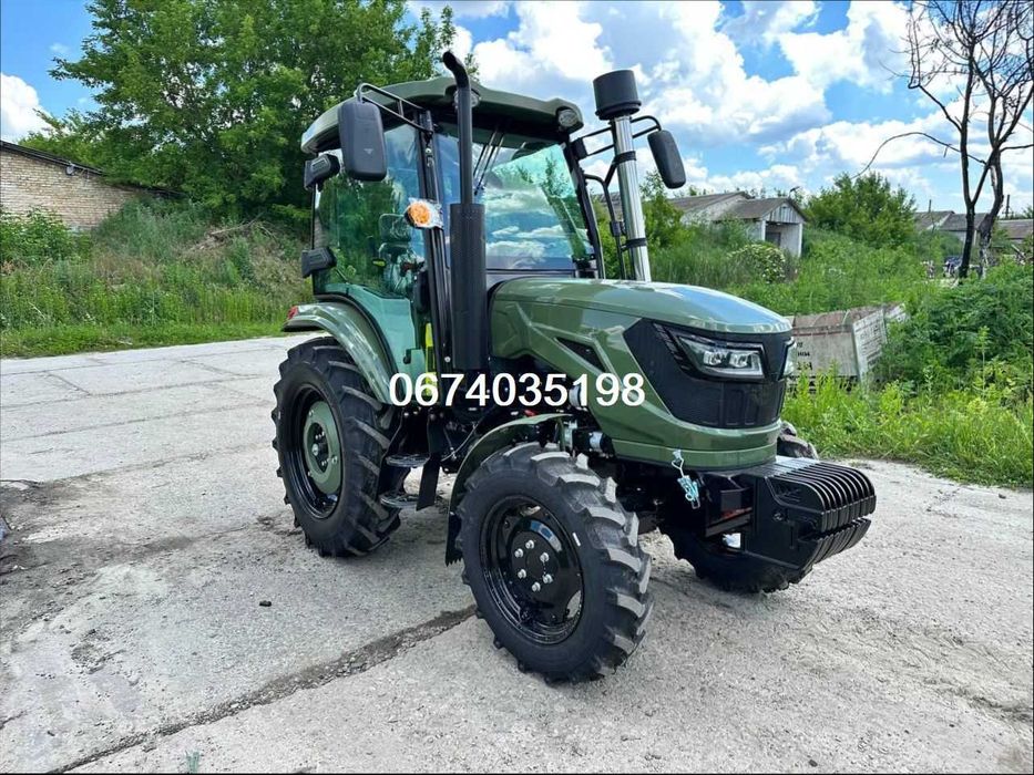 Трактор Файтер TE 504 CRD-Кондиционер*50 коней\4х4/Доставимо Безкоштовно/Зелений або СИНІЙ!