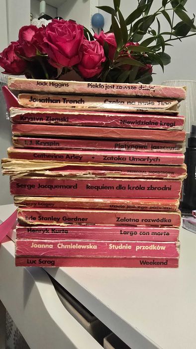 Kryminały z PRL różowa seria 13sztuk