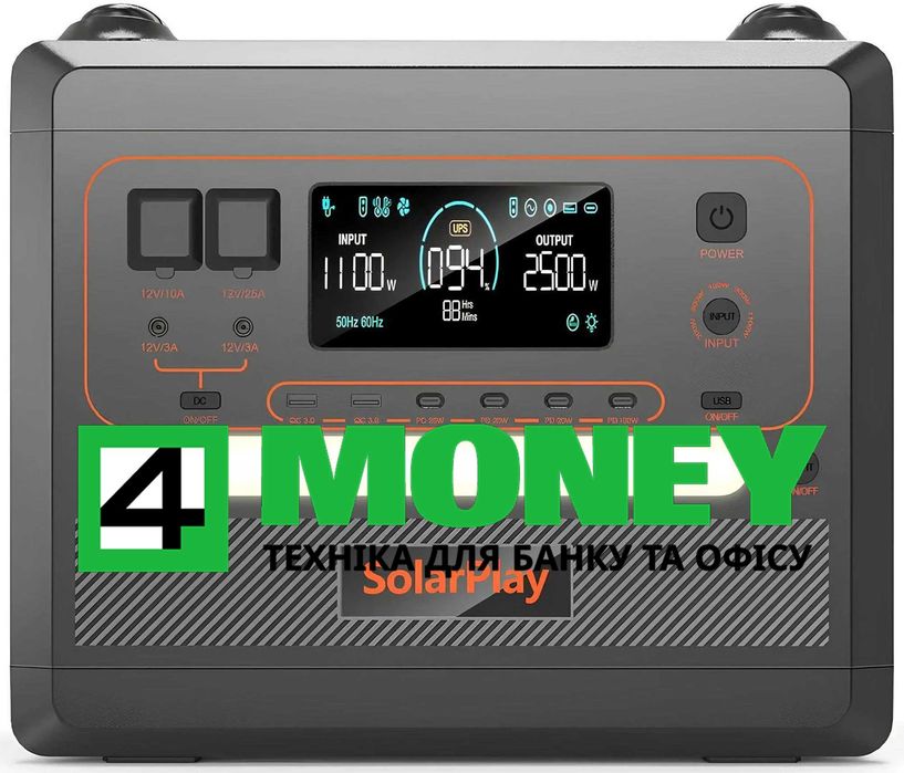Зарядная Станция SolarPlay Professional Q2402M 2500-5000W LiFePO4 РЕЗЕРВНОЕ ПИТАНИЕ Официальный Сервисный центр по Украине Поддержка 24/7 Гарантия