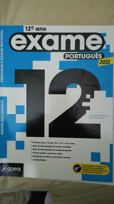 Português - Preparação exame nacional 12°Ano - Envio Gratuito