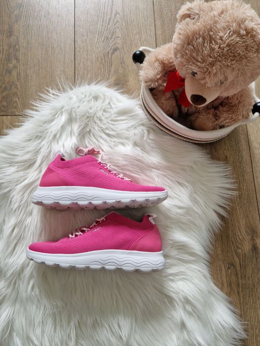 Półbuty adidasy sneakersy Geox Respira D15NUA Fuchsia r 40