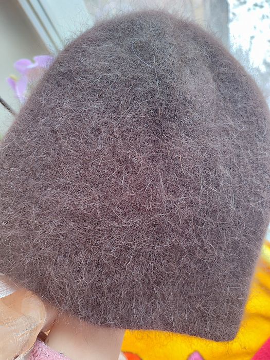 Шапка новая шоколадного цвета