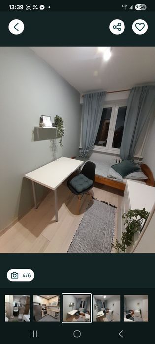 Pokój 1 os. Ul. Kopernika, bema Politechnika1 os. Ul. Kopernika, bema Politechnika