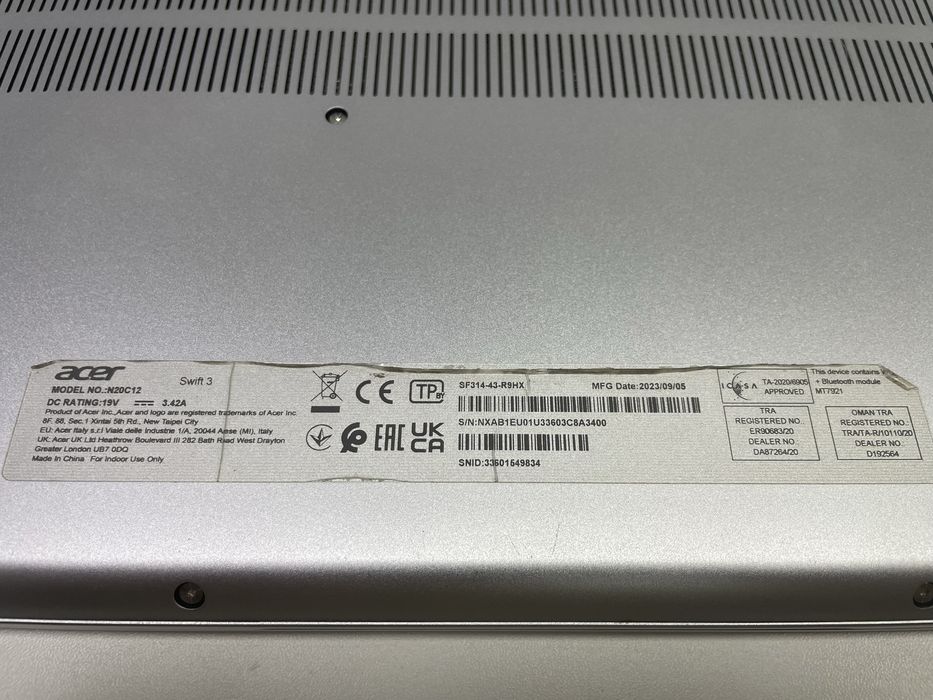 Ноутбук Acer Swift 3