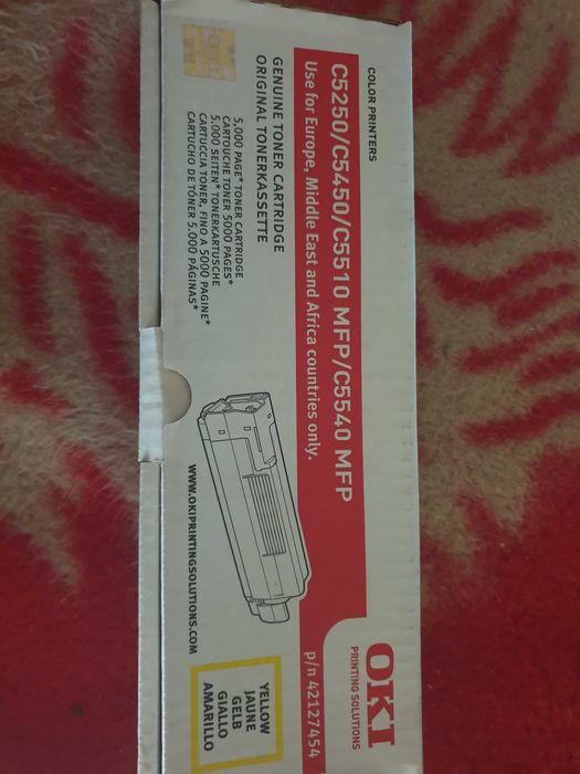 OKI Laser Toners New C5250, C5450, C5510, C554064298393239041122