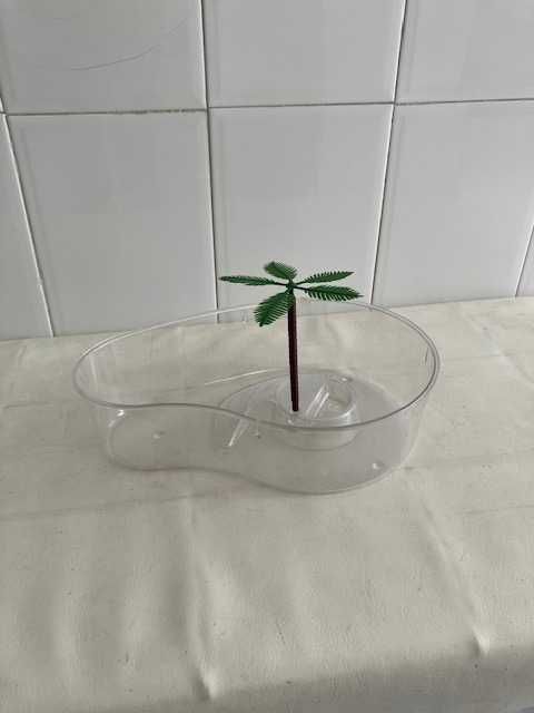 Aquário para tartarugas.