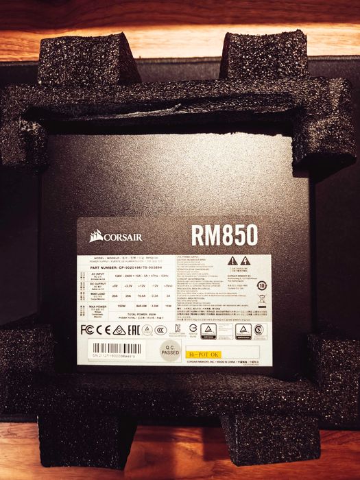 Fonte de Alimentação Corsair RM850