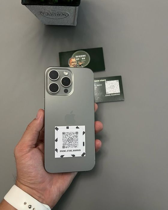 iPhone 15 Pro Max,512GB,Natural!!!Neverlock!Гарантия!Магазин