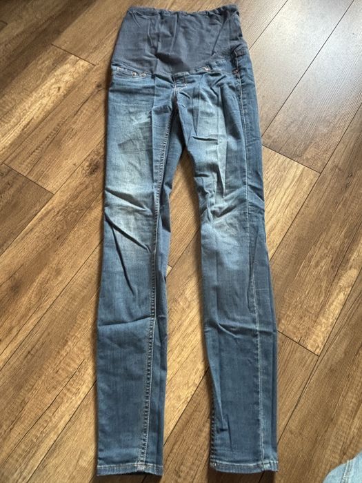 Spodnie jeansowe ciążowe hm mama r. 36