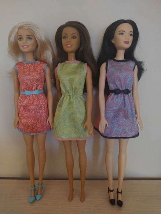 Zestaw 3 lalek barbie 2015 r.