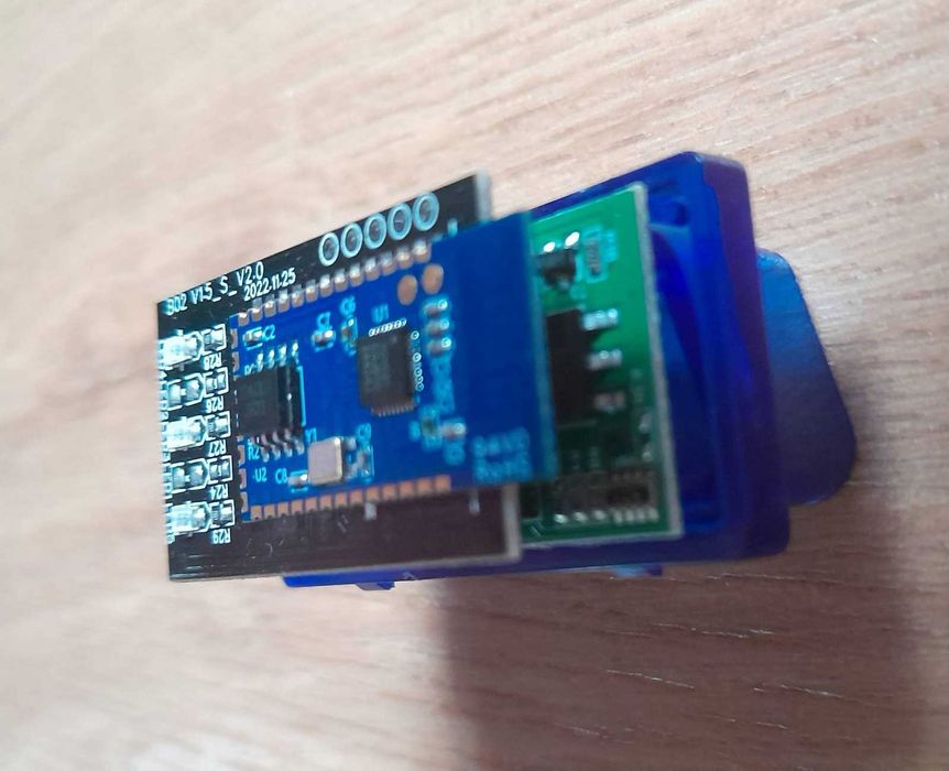 Автосканер ELM327 2 плати версія v1.5 чіп PIC18F25K80