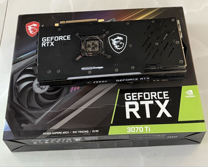 Відеокарта MSI geforce RTX 3070 Ti gaming X trio 8gb