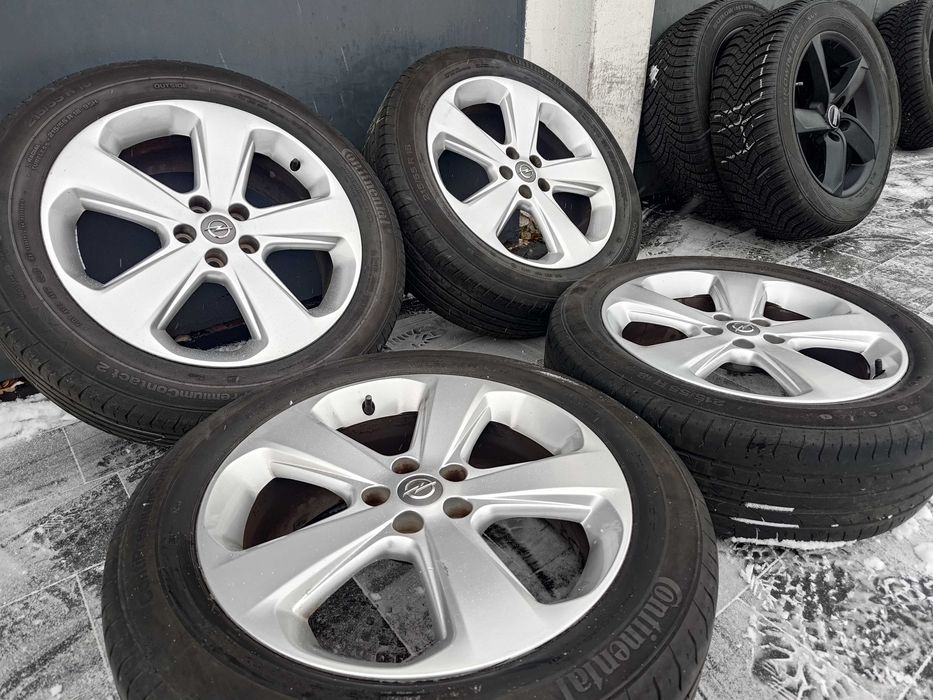 Oryginalne alufelgi OPEL Mokka Astra J K 18 cali 5x105, opony letnie