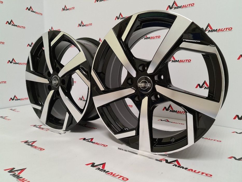 Jantes Look Nissan Juke Preto Polido 17