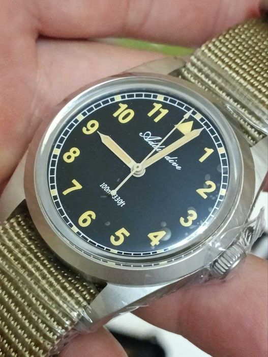 Годинник Військово-польовий тактичний ADDIESDIVE 36mm кварц VH31 WR100 *гарантія