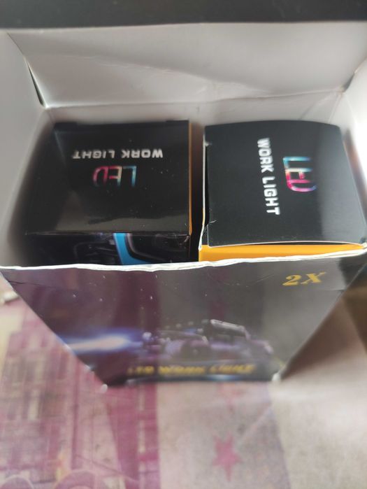 Светодиодная LED фара с
кронштейном.Дневные ходовые
огни. 6 линз.Новая