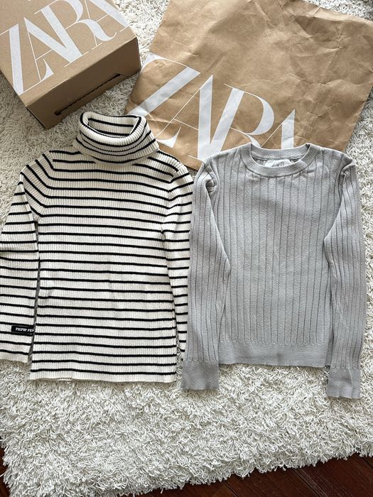 РОЗПРОДАЖ!!! Гольф кофтинка Zara 10 , 11-12 років 140 , 152 зріст з дуже  мякоі приємноі до тіла та теплоі тканини, стан нового