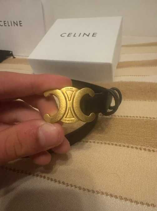 Cinto celine 75cm marrom