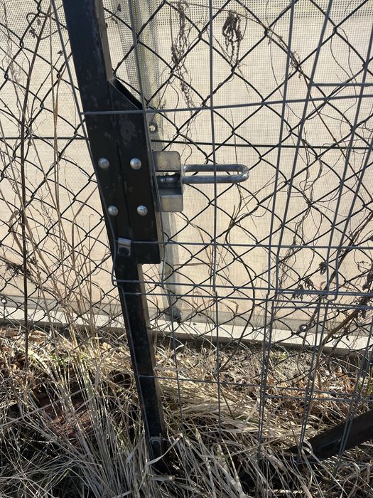 Metalowa brama  na dzialke czy na budowe