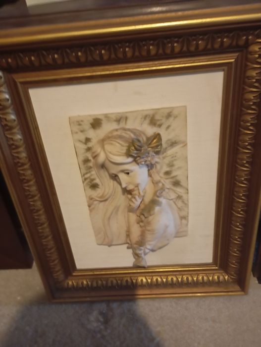 3 quadros com relevo