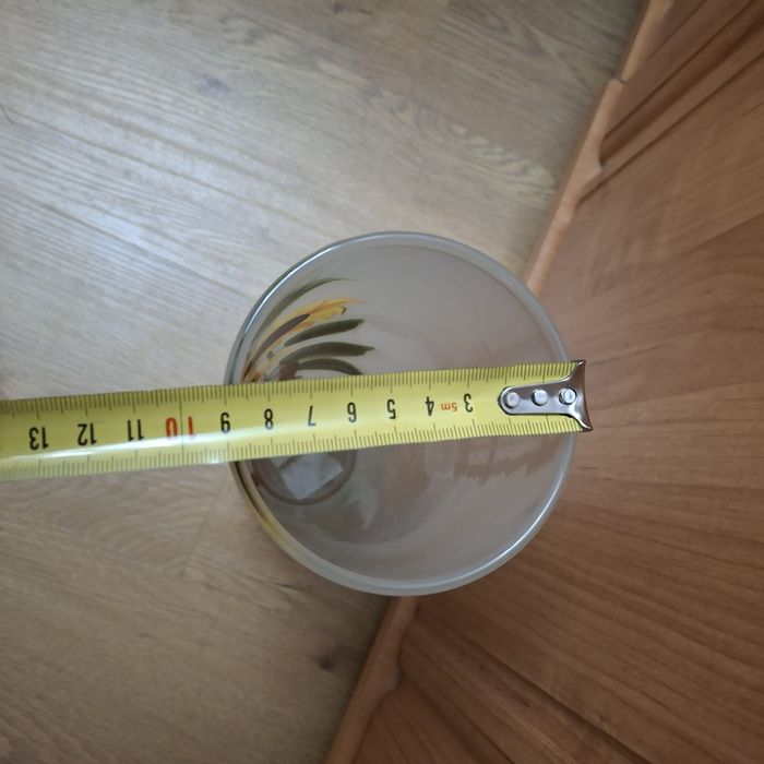 Ваза матове скло, із соняшниками