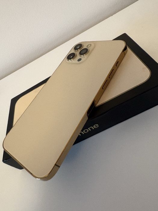 Iphone 12 pro max złoty 128gb kondycja 100% Wolsztyn • OLX.pl