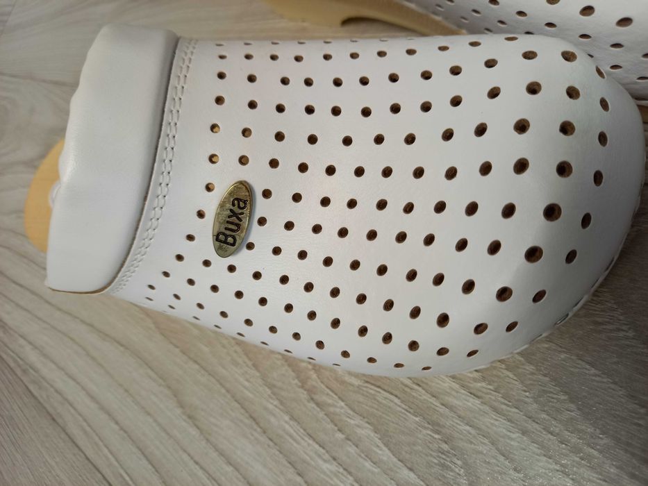 Drewniaki Chodaki Buxa  Białe  41