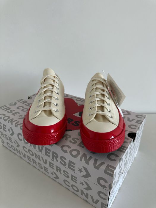 Оригінальні кеди Converse x Comme Des Garcons Play Chuck 70 Red