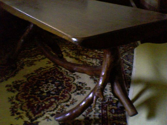 Mesa rústica artesanal