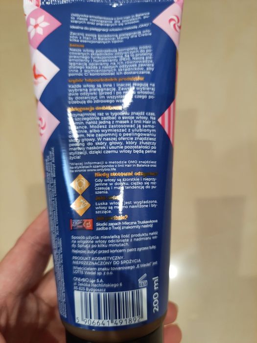 Onlybio odżywka do włosów, emolientowa 200ml