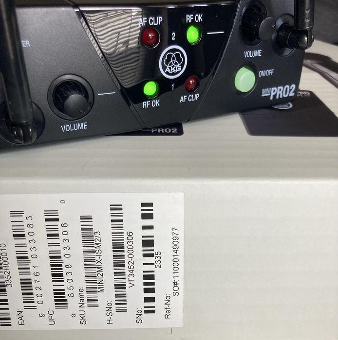 Akg WMS40 Mini Dual Vocal / Instrumental, na gwarancji