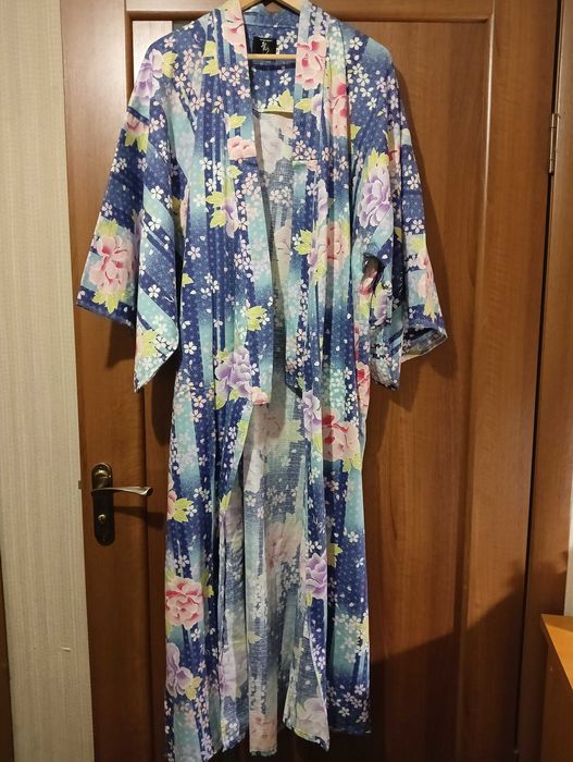 Юката(кімоно) та пояс-обі.Розмiр М. Японiя.