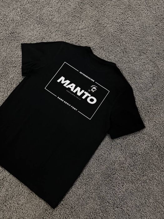 Футболка Manto / Чорна футболка Манто / Чоловіча Футболка Манто/ Manto